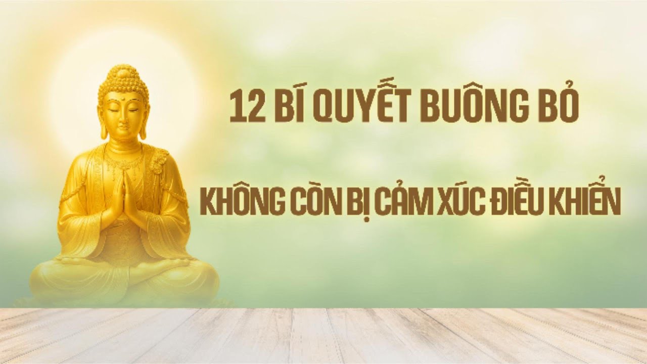Phật Dạy :12 Bí Quyết Buông Bỏ Giúp Bạn Không Còn Bị Cảm Xúc Điều Khiển