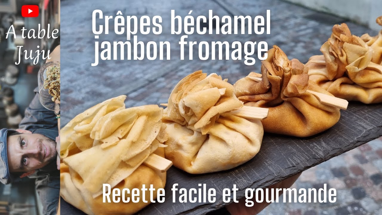 Crêpes jambon fromage