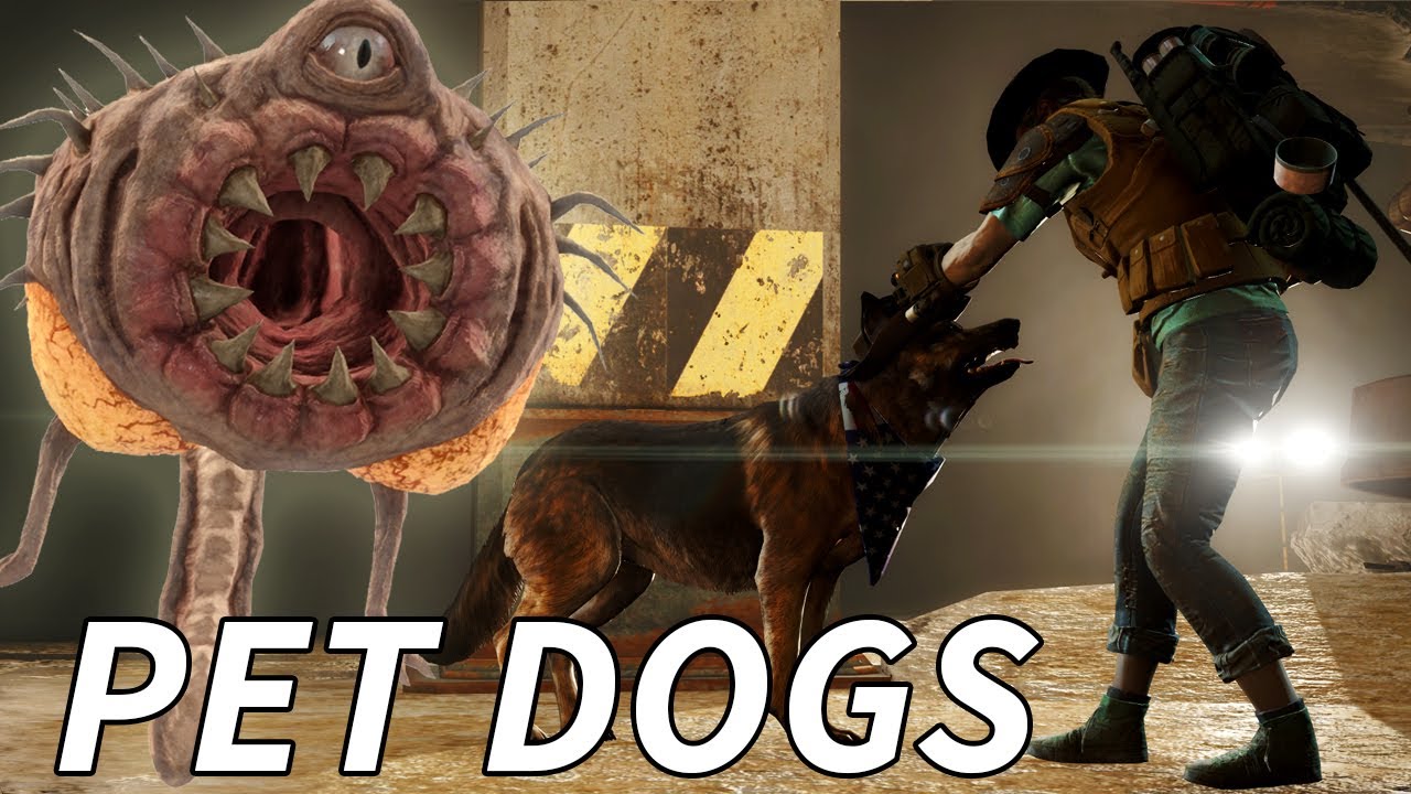 PET DOGS! GROSS FLOATERS! | Fallout 4 Mods
