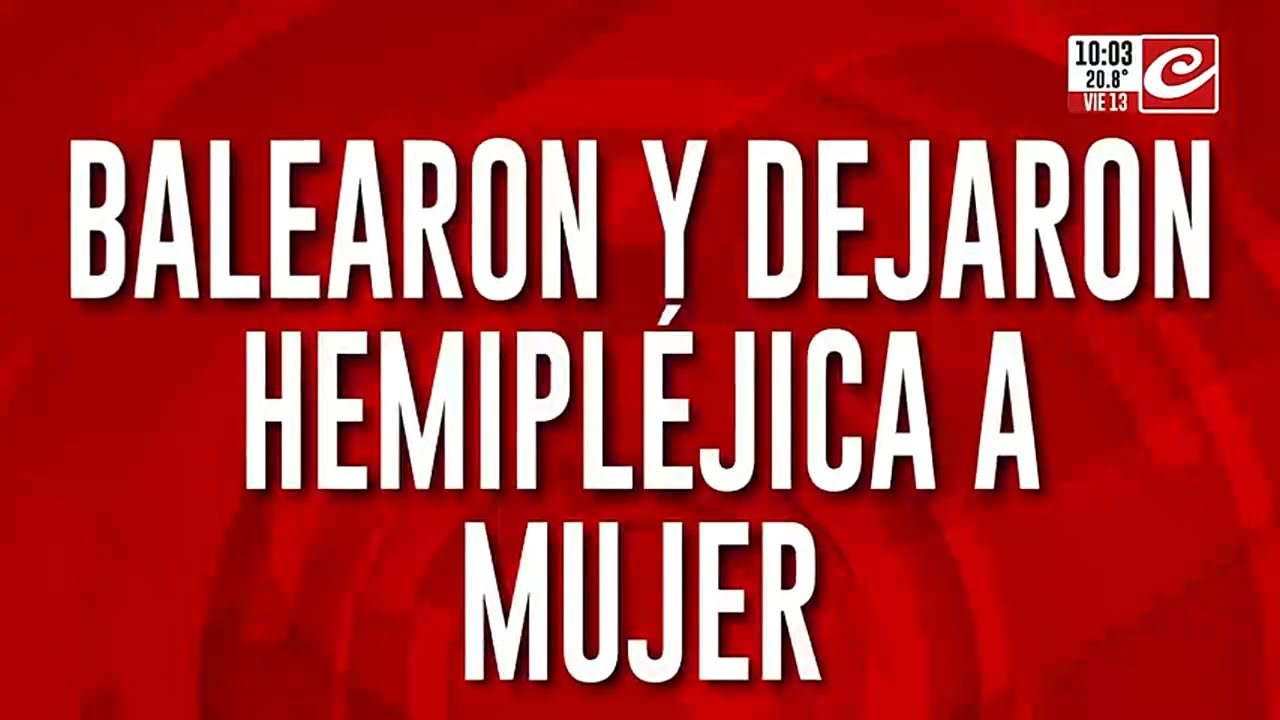 Delincuentes menores de edad balearon y dejaron hemipléjica a joven madre