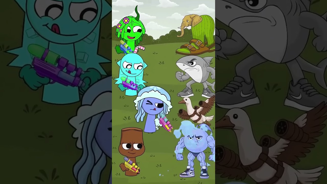 Sprunki X Italian BrainRot #colors #chaos #brainrot #animals #sprunki #sprunkiincredibox #animation