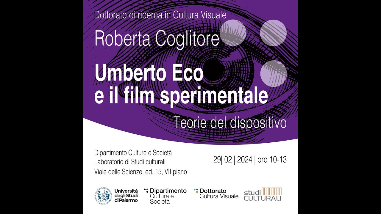 Roberta Coglitore - Eco e il film sperimentale