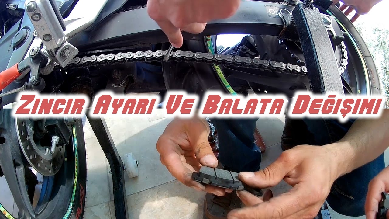 Cbr 250r Zincir Ayarı Ve Balata Değişimi/ Ayarsız Motovlog