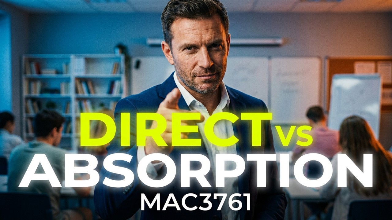 MAC3761 Direct and Absorption Costing