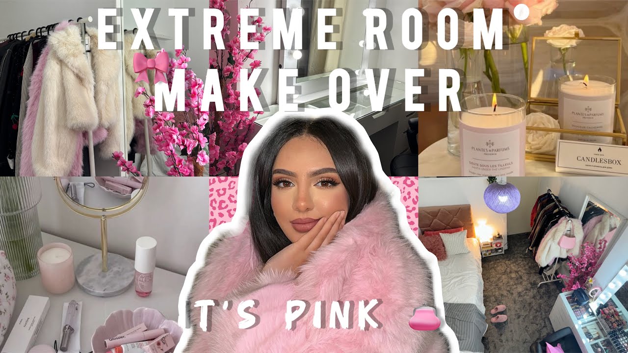 ROOM MAKEOVER PINK ADDITION 🎀 غيرت غرفتي باللون الوردي 🫠💓💓💓
