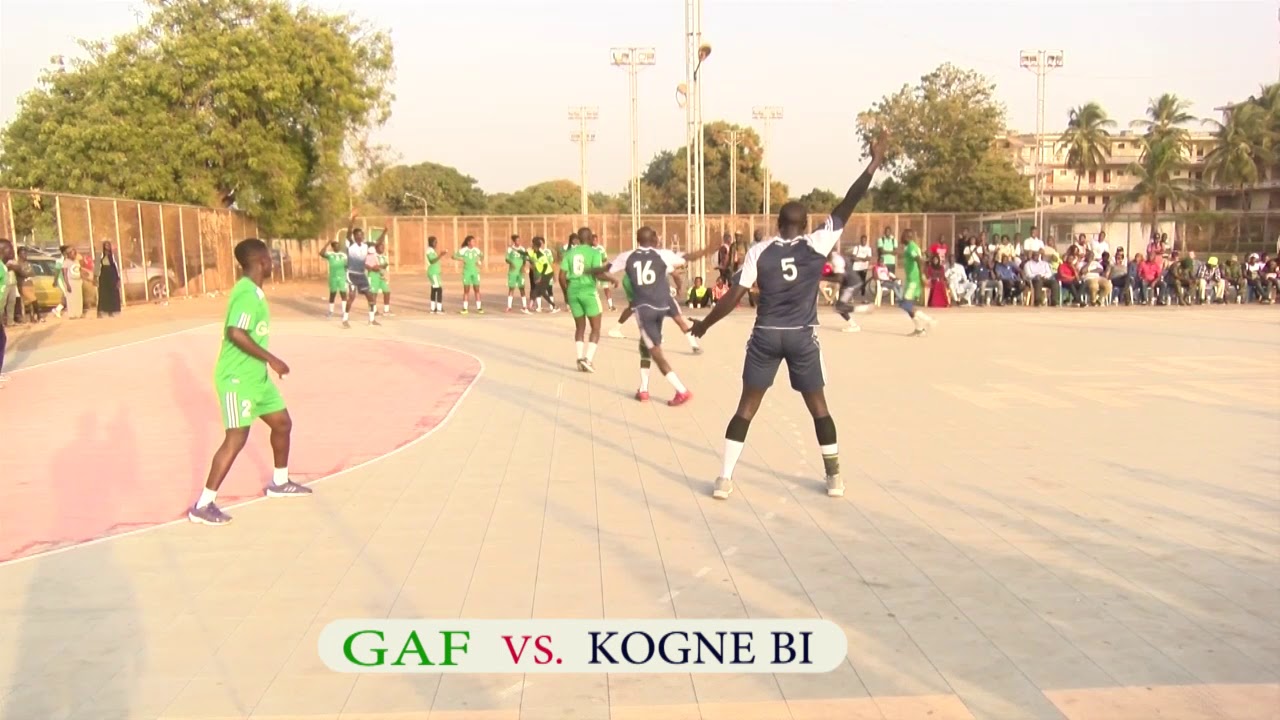 GAMBIA HANDBALL  MALE   GAF VS KOGNE BI 1ST HALF