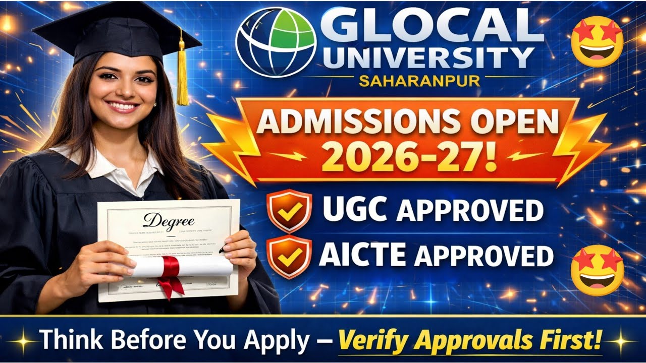 Glocal university Ugc approved or not 2026-27 || Glocal university real or fake 2026-27 