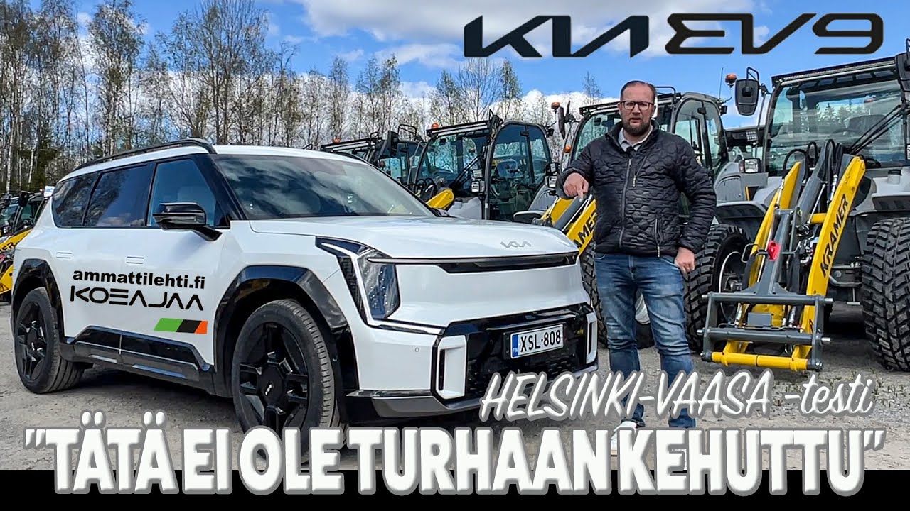 Kia EV9 GT Line matkatestissä - maailmanluokan matkantekoa
