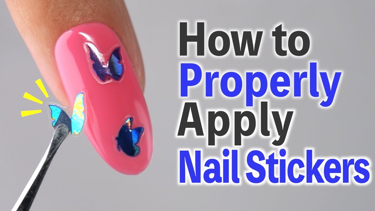 Как правильно наклеивать наклейки на ногти💅Как предотвратить отслаивание 【ASKA NAILS】