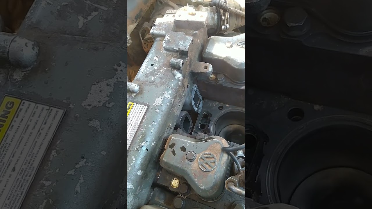 Motor MWM / passando pressão para água, reservatório de água
