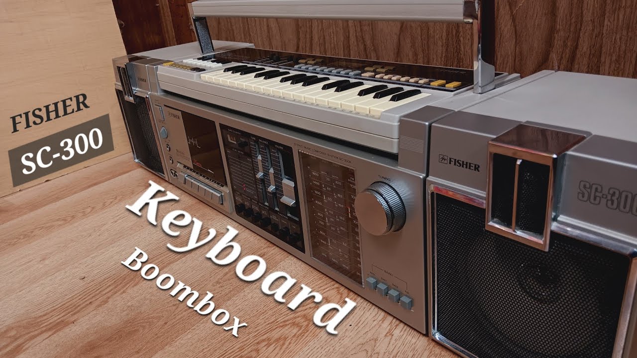 1983 FISHER SC-300 Keyboard Boombox