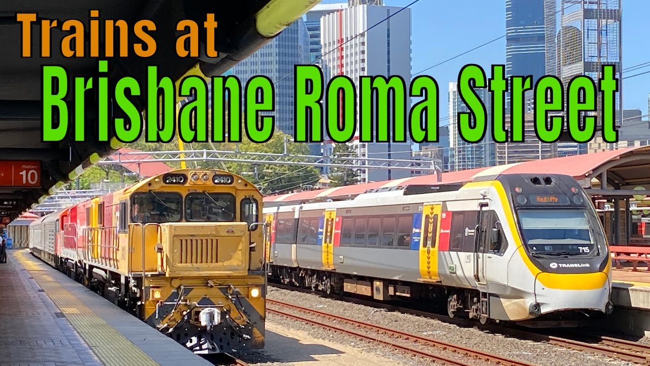 Brisbane Roma Street, 2023 @kartwheelkarl #qr #trains #queenslandrail #australia #railway #railroad