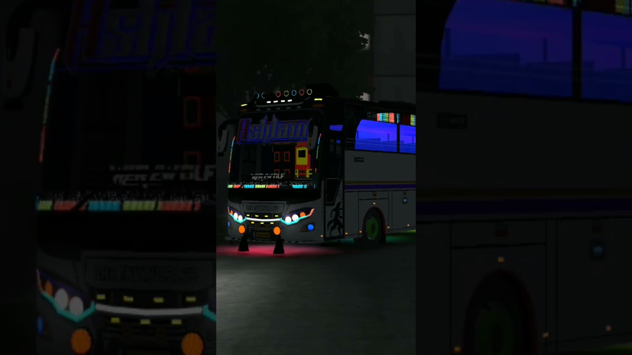 BUSSID | JB Zedone Color Code Variant v2 | Upgraded | Light Test | Team KBR