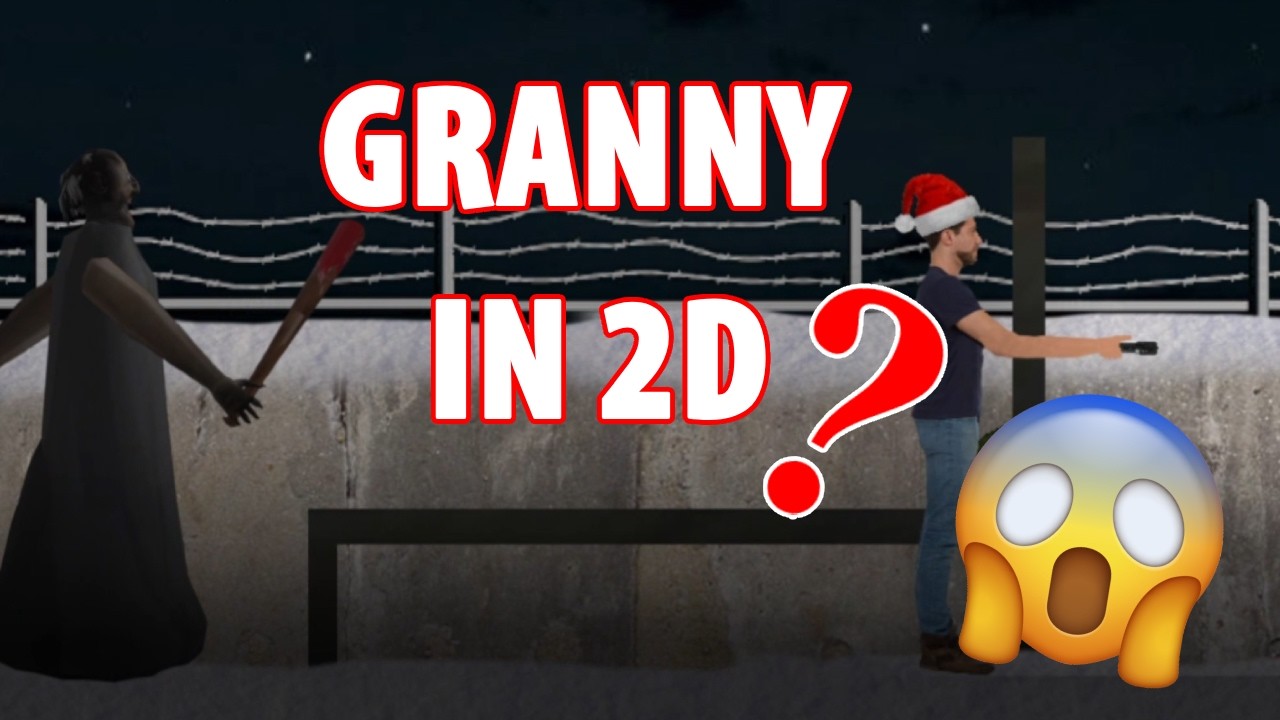 Granny 2D Horror Gameplay | Escaping the House