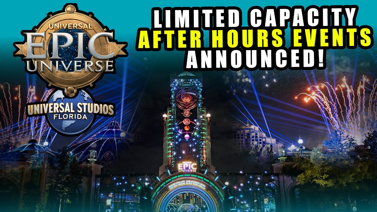 Epic Universe AFTER HOURS Nights Announced! Low Crowds & Free Food | Universal Studios News