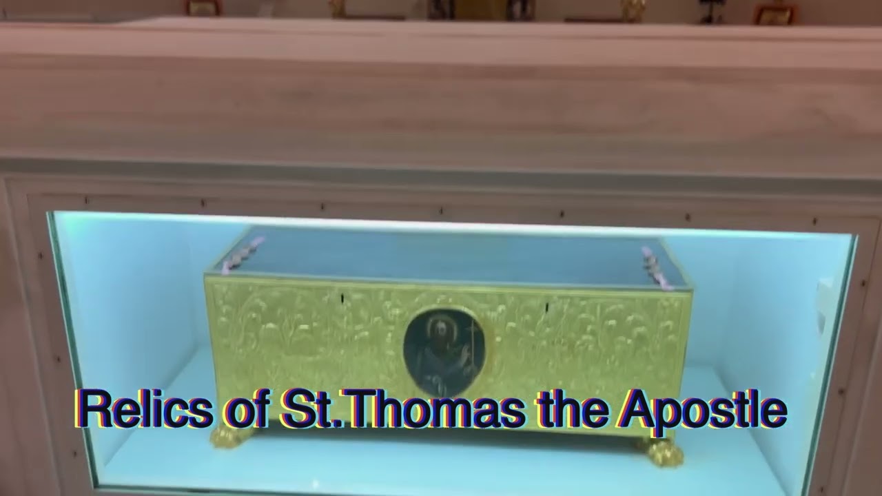 Relics of St.Thomas the Apostle .#stthomaskerala#india#