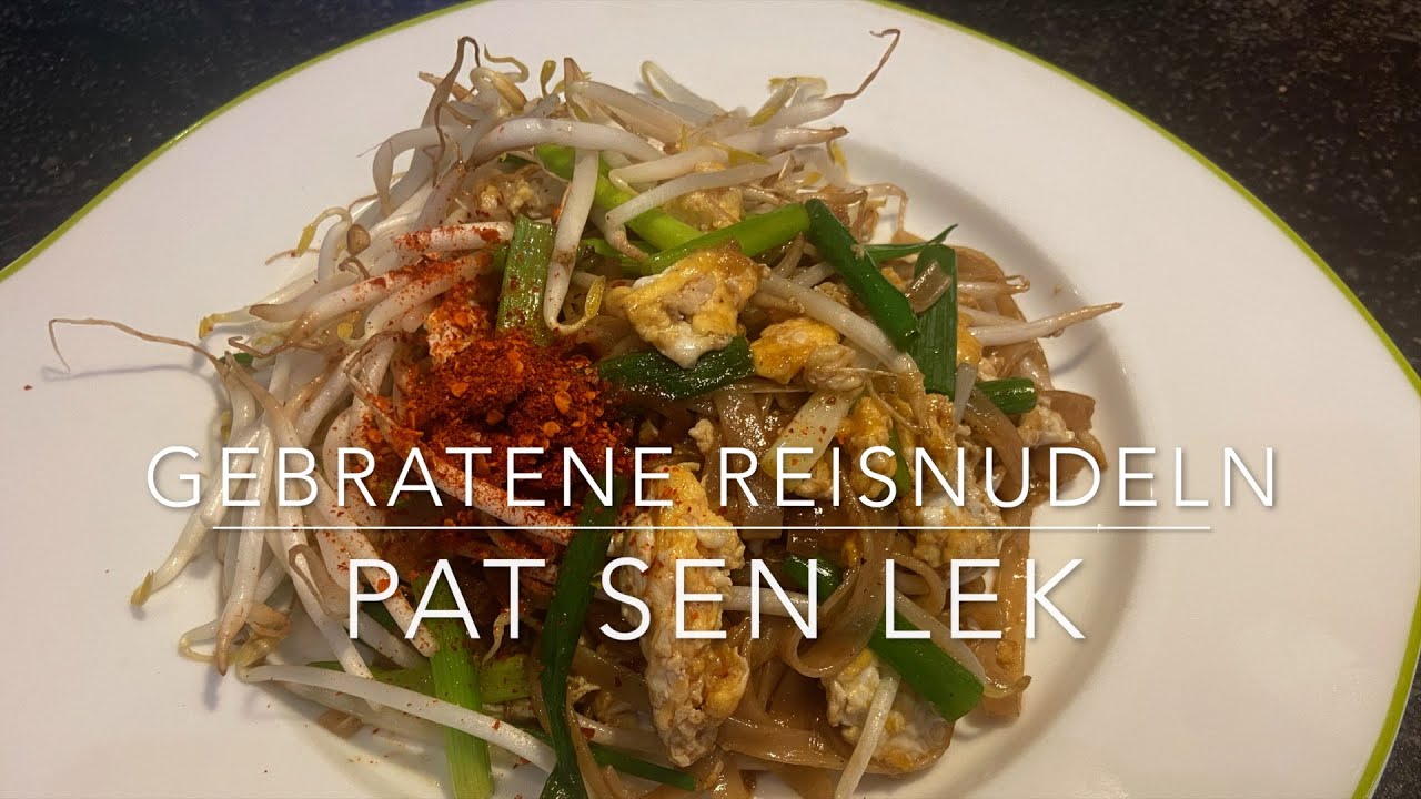 Köstliches Pad Sen Lek - Gebratene Reisbandnudeln