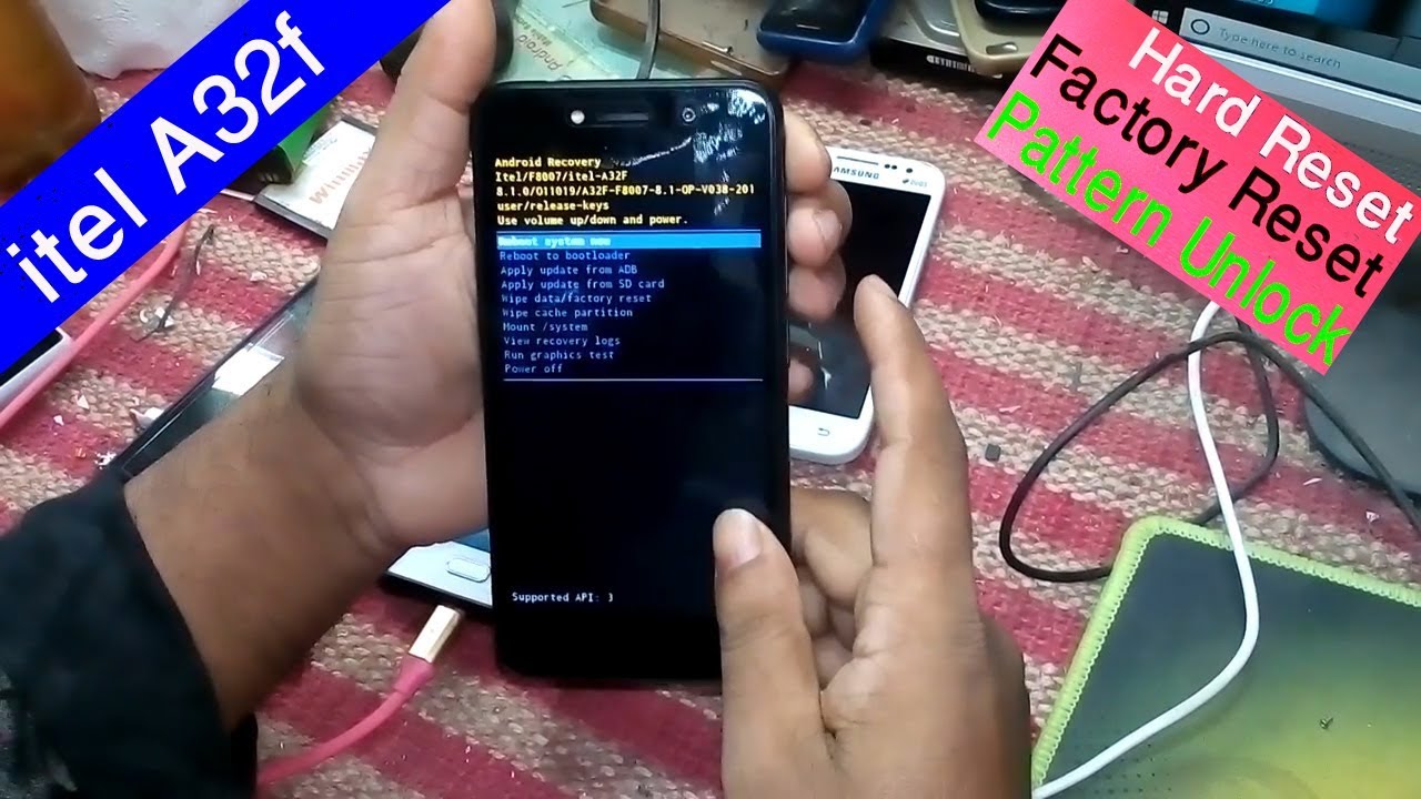 itel A32f mobile factory reset / hard reset 100%