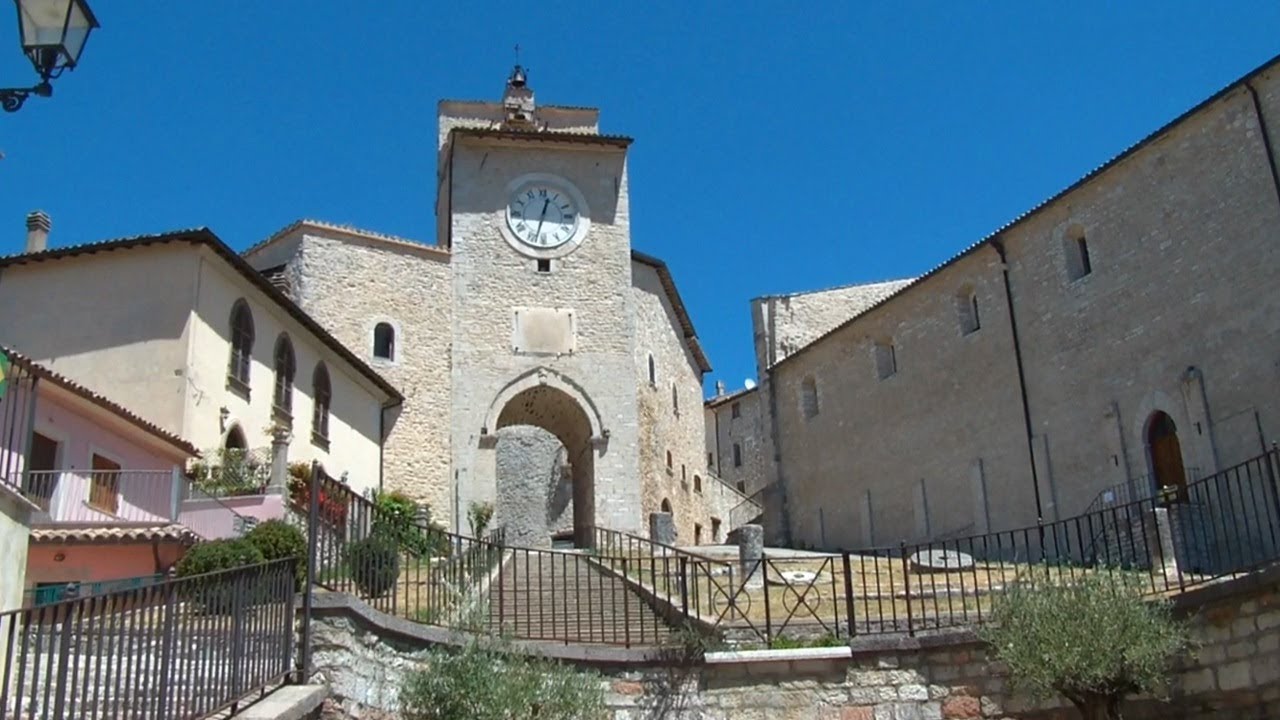 Monteleone di Spoleto Italy, Medieval Town In Umbria Region