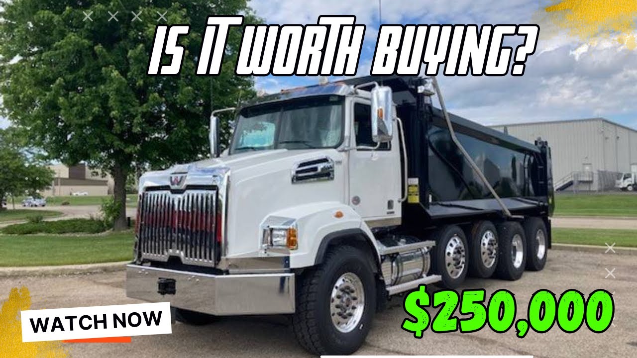 BUILDING 2024 WESTERN STAR 6AXLE DUMP TRUCK | PULLED OVER BY DOT & RED TAGGED | SEMI TIRE BUSINESS