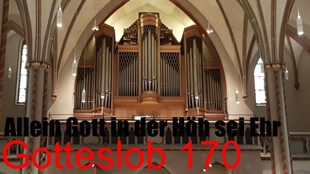 GL 170: Allein Gott in der Höh sei Ehr-Orgelspaß zu zweit