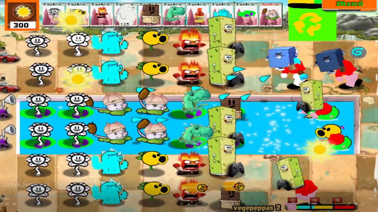 Plants vs Zombies Mod Plants vs Peppa Pig - Gameplay Walkthrough Part 5