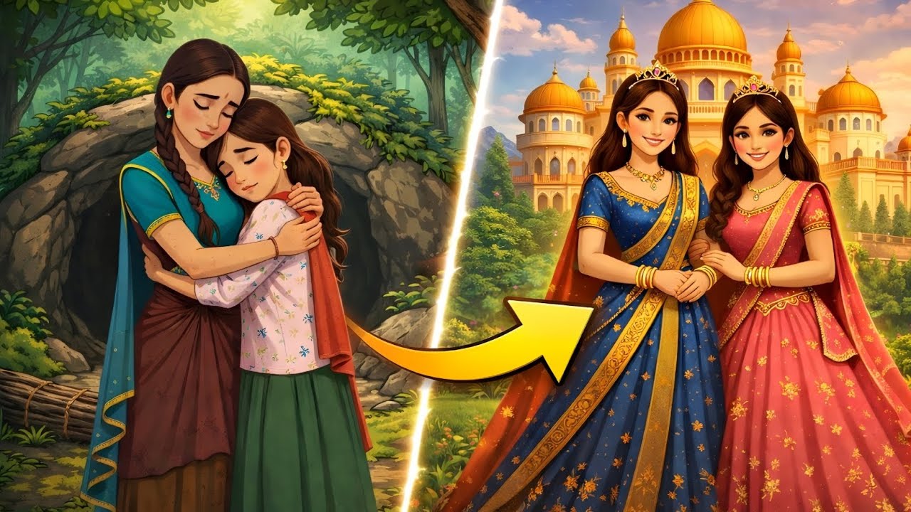 गुफा से राजमहल तक | दो बहनों की किस्मत कैसे बदली? | Hindi Kahani