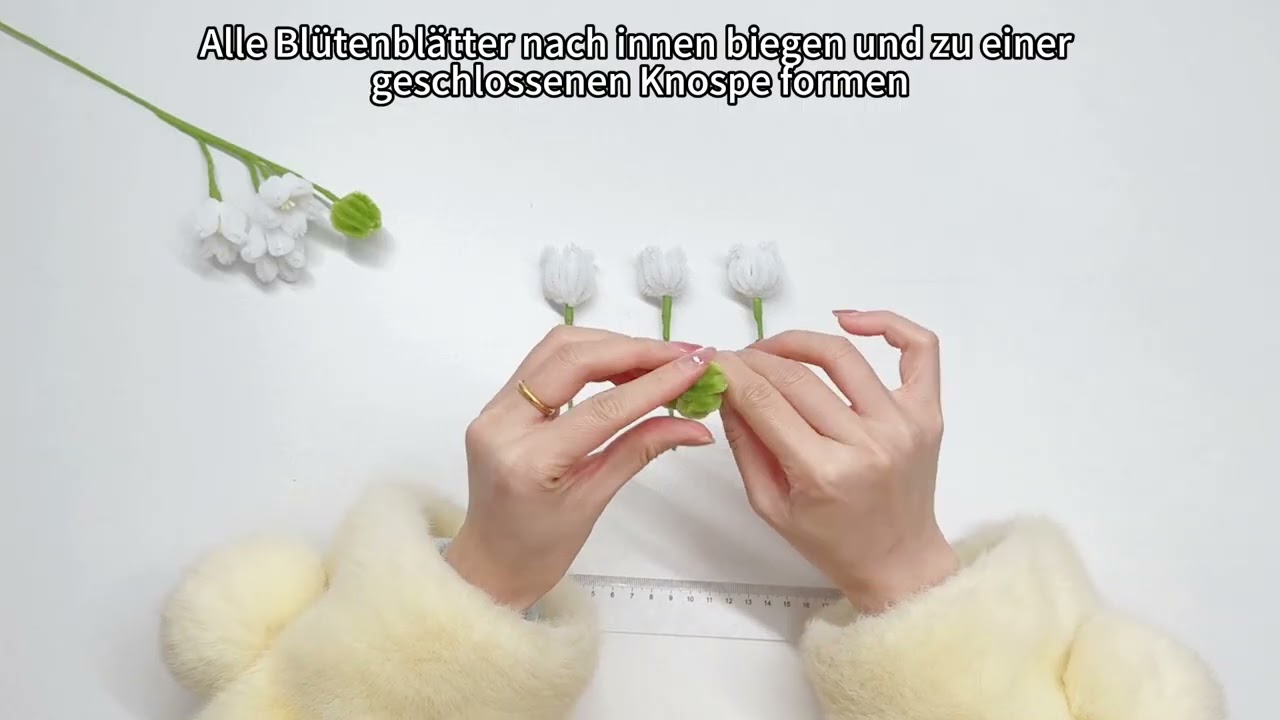 Lektion 6 | Weiße Windspiele (mit Blütenknospen)
