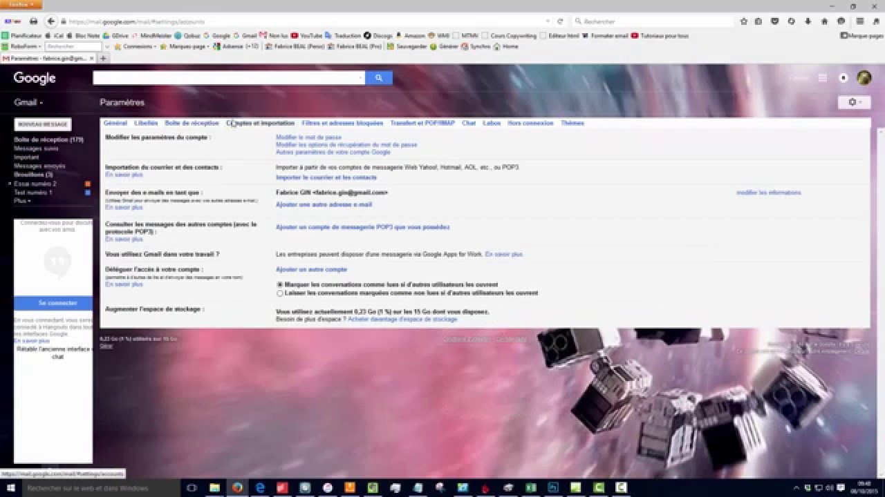 Formation Gmail (Vidéo 5) - Comment régler vos paramètres