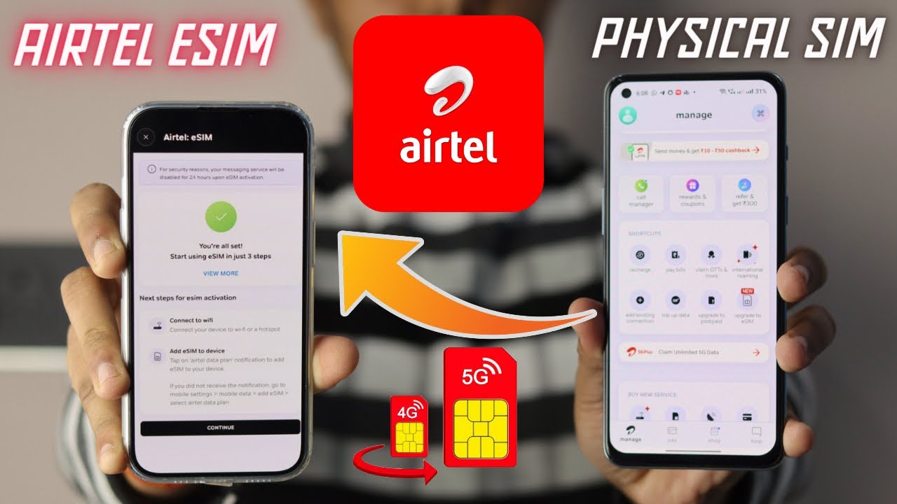 Airtel eSim Activation 2025 | Airtel eSIM Activate Kaise Kare | How to Activate esim in iphone
