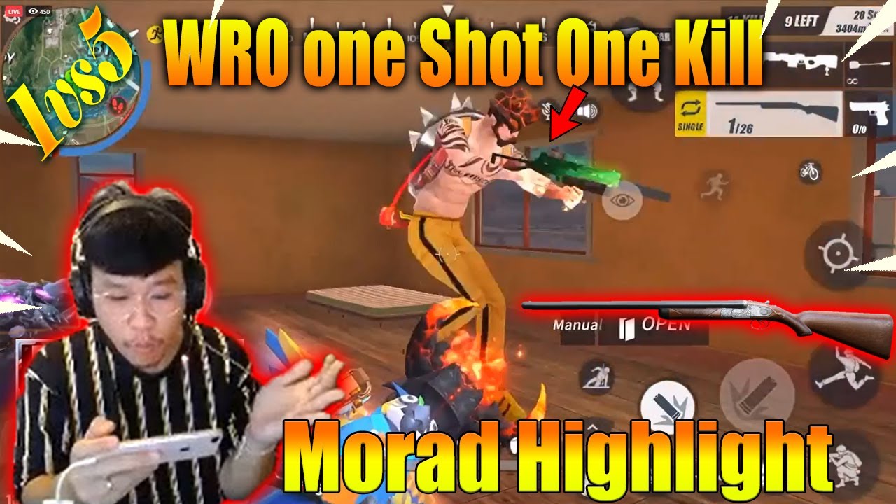 Morad WRO one shot one Kill | Ros Highlight | Rules of survival | Morad | RPM Of Videos