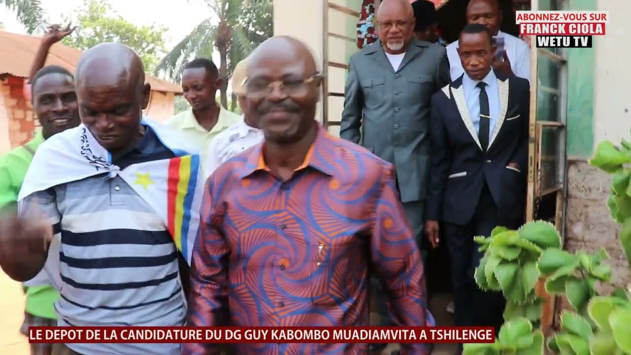 Le DG du journal officiel de la RDC,Guy Muadiamvita a déposé sa candidature