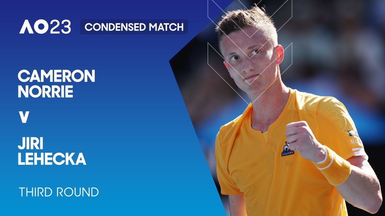 Cameron Norrie v Jiri Lehecka Condensed Match | Australian Open 2023 Third Round