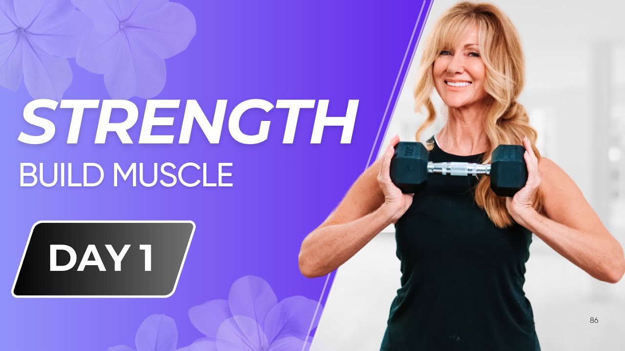 10 Min Full Body Strength for Women Over 50: How to Start (Day 1) New Year Activation Challenge!