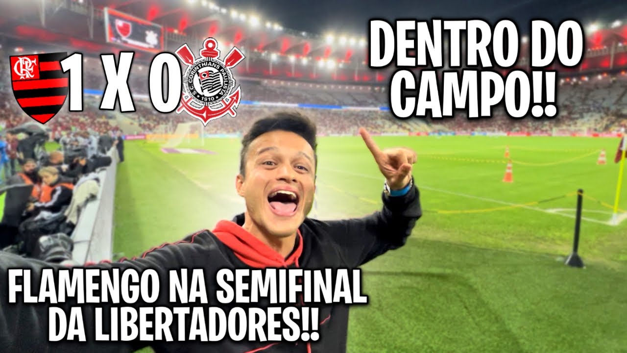 FLAMENGO ELIMINA O CORINTHIANS E VAI PRA SEMIFINAL DA LIBERTADORES!! Flamengo 1 x 0 Corinthians!