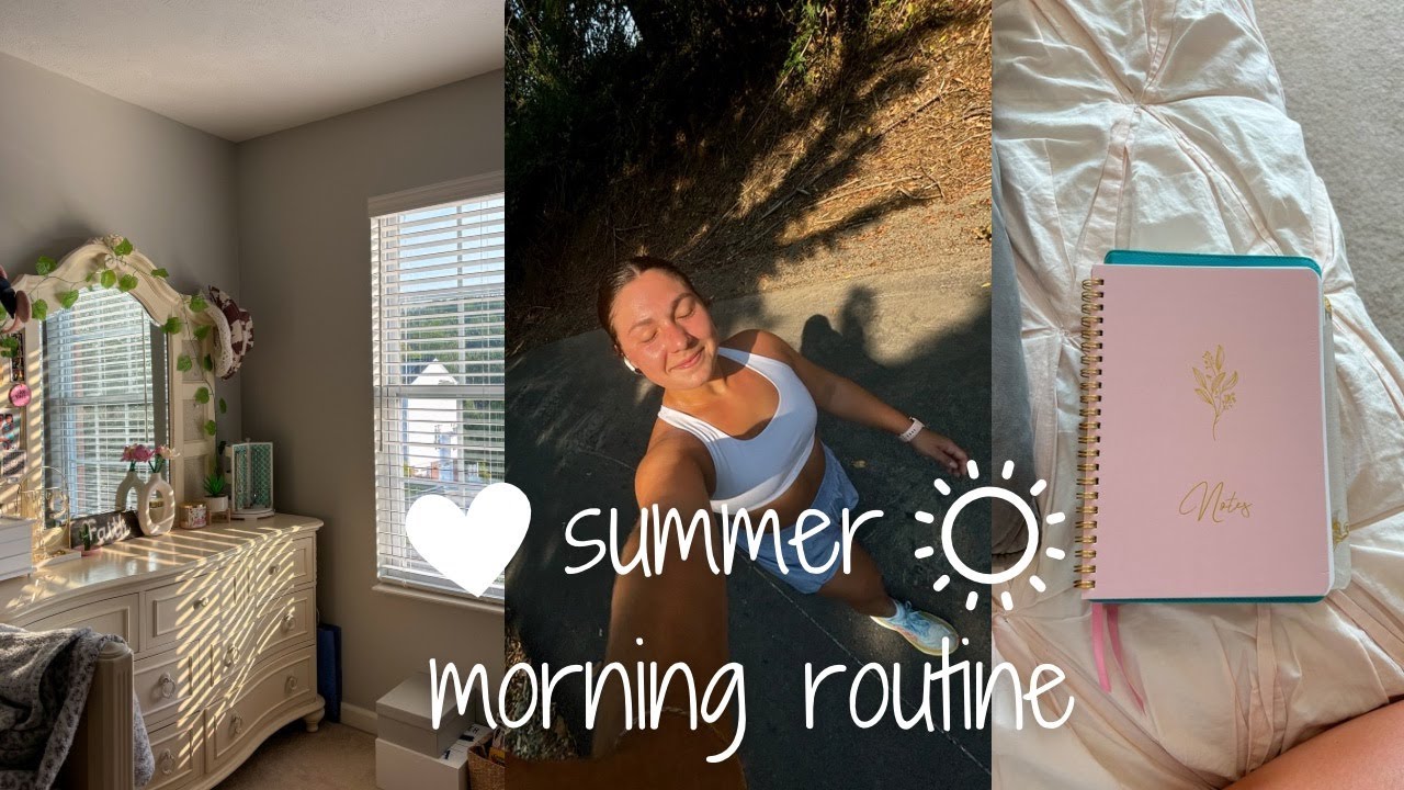 my summer morning routine :)