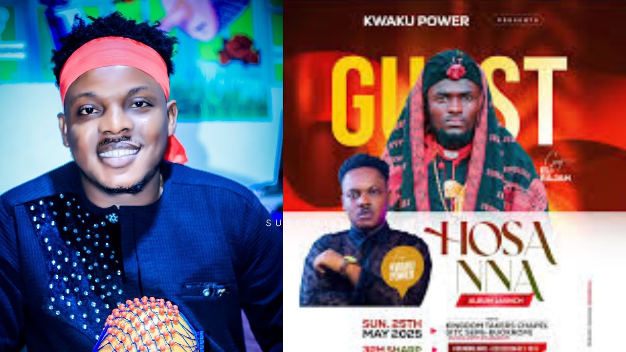 KWAKU POWER FULL MINISTRATION AT HIS ALBUM LAUNCH