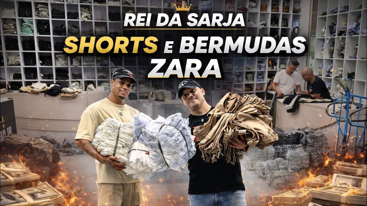 🔥🩳O MAIOR FABRICANTE E FORNECEDOR DE BERMUDAS DE SARJA MODA CASUAL E BERMUDA CARGO #brás #bermudas