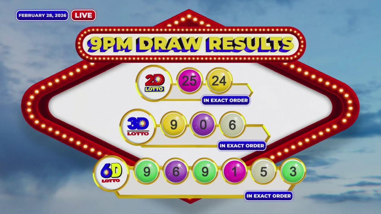 [LIVE] PCSO 9:00 PM Lotto Draw - February 28, 2026