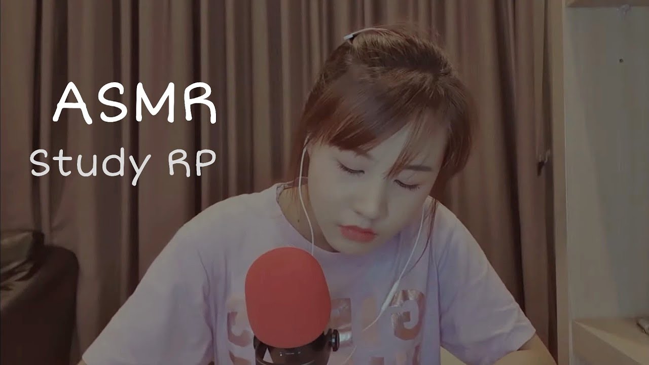 ASMR (Role Play) ติวสอบภาษาอังกฤษกับเพื่อน ท่องศัพท์ (เสียงกระซิบ เขียนหนังสือ Thai ไทย) Whispering