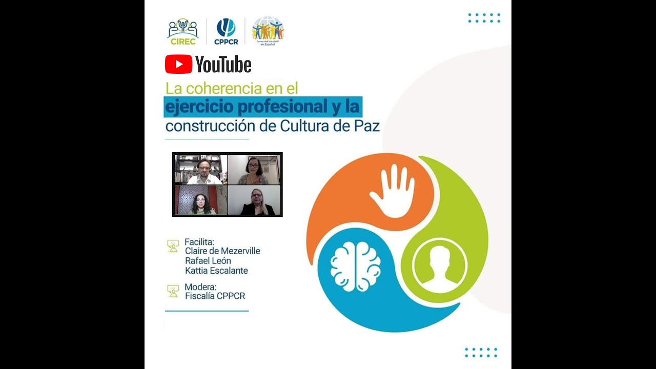 La coherencia en el ejercicio profesional y la construcción de cultura de paz