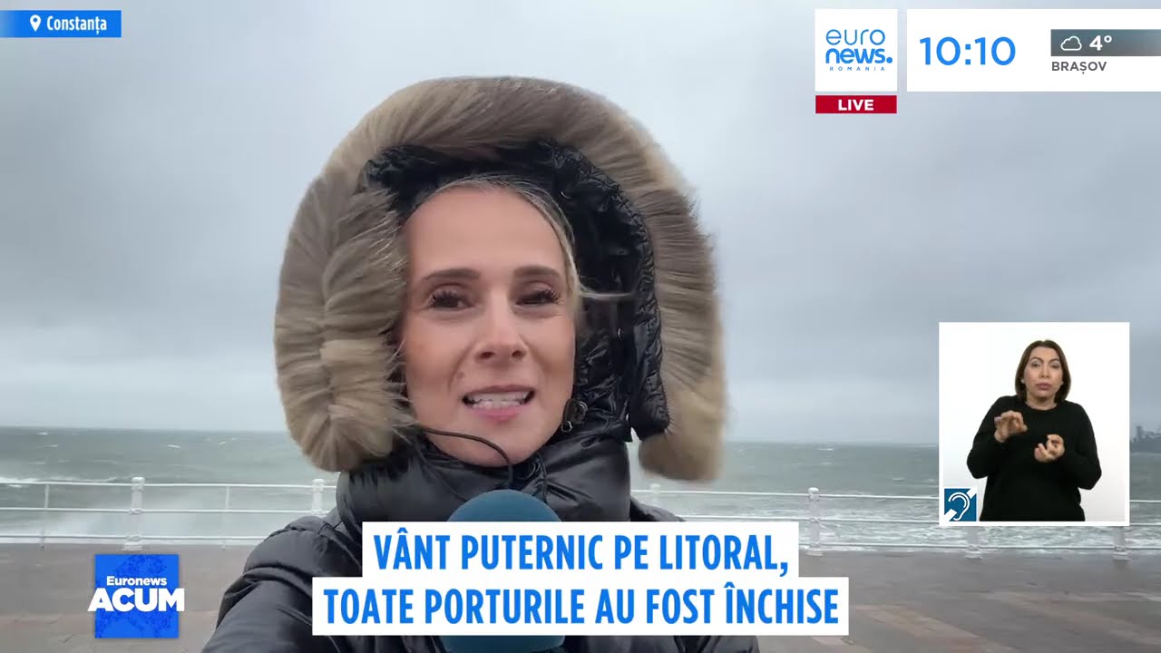 Vreme extremă pe litoral. Rafale de 100 de km/h, toate porturile u fost &icirc;nchise