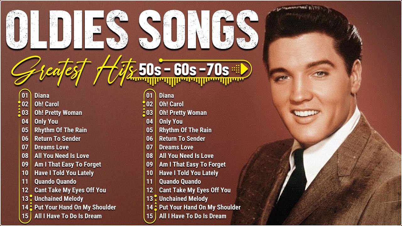 Oldies But Goodies 50s 60s 70s 📀 Elvis Presley, Paul Anka, Tom Jones, Andy Williams, Engelbert