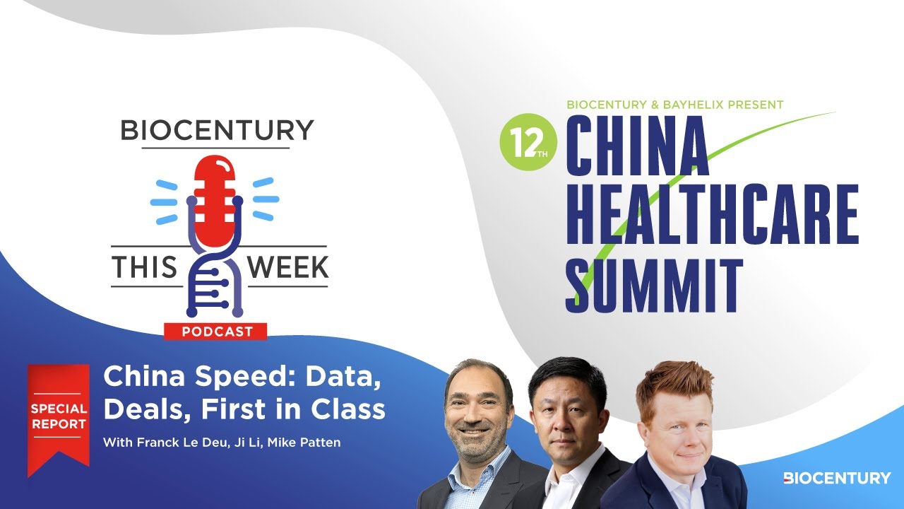 China Speed: Data, Deals, First in Class