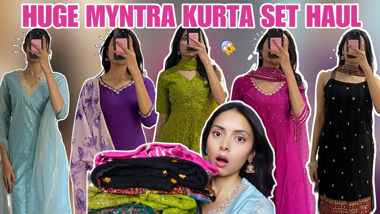 *Must-Have* Kurta Sets for Every Occasion ✨ | Myntra Haul 2025 | Budget-Friendly Picks 💫