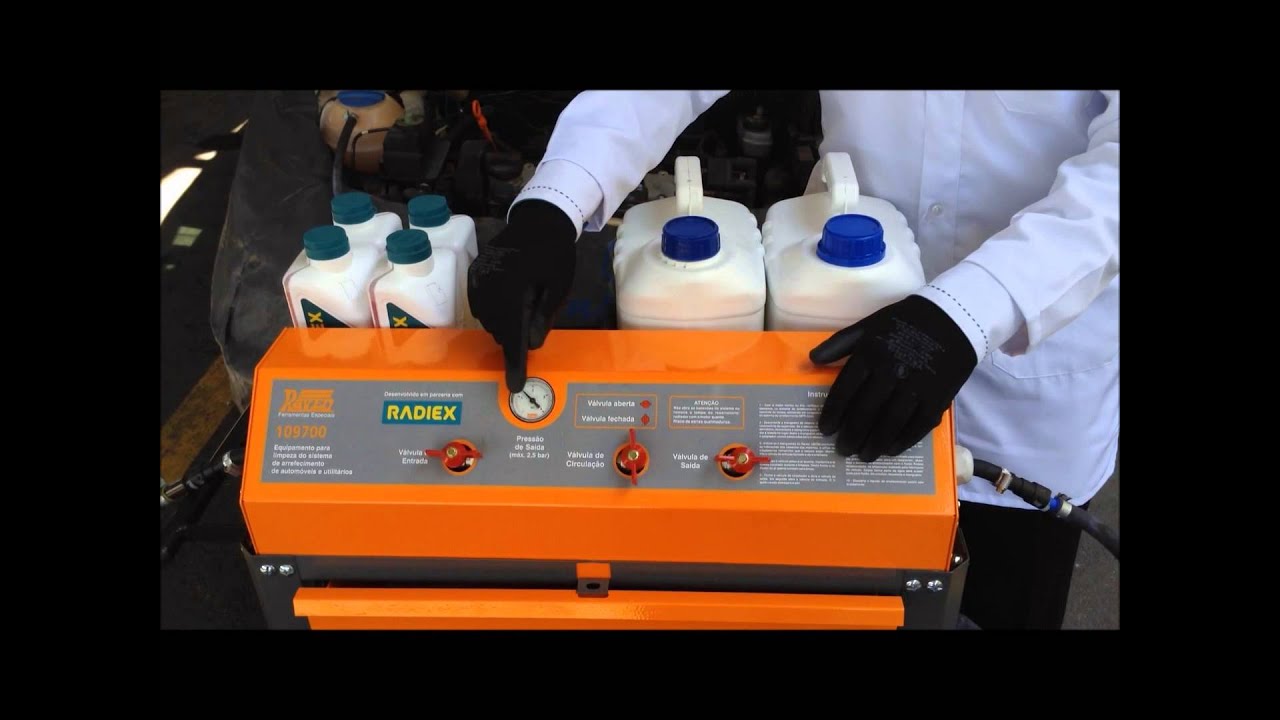 Equipamento para Limpeza do Sistema de Arrefecimento