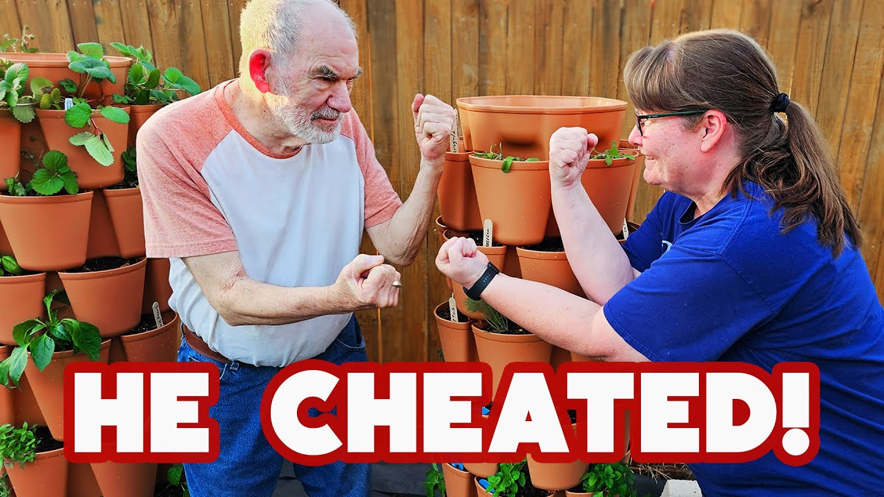 Dad Challenges Daughter to Build a GreenStalk | Starting My Garden