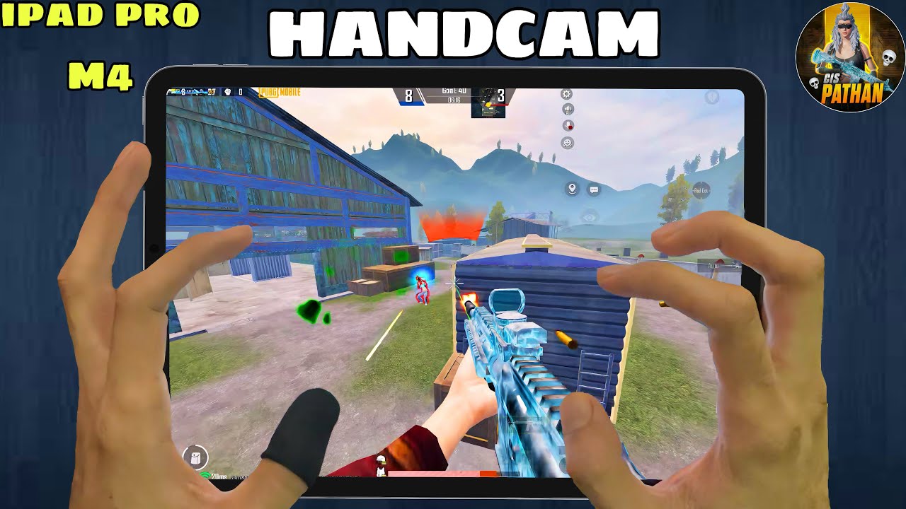 iPad Pro m4 😍 PUBG HANDCAM Smooth + 120 FPS 🔥 pubg test / Gameplay/ Best sensitivity