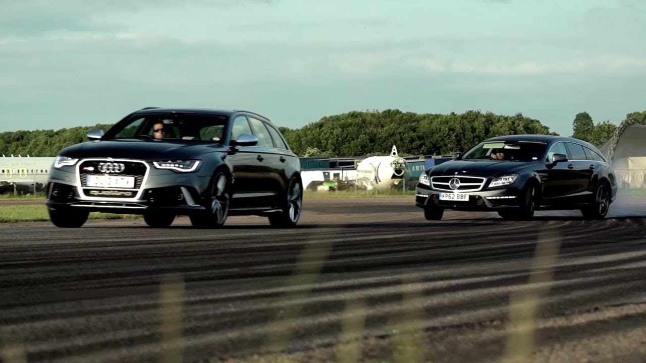 Audi RS6 против Mercedes CLS 63 AMG Shooting Brake: Суперфургоны. - /КРИС ХАРРИС О МАШИНАХ