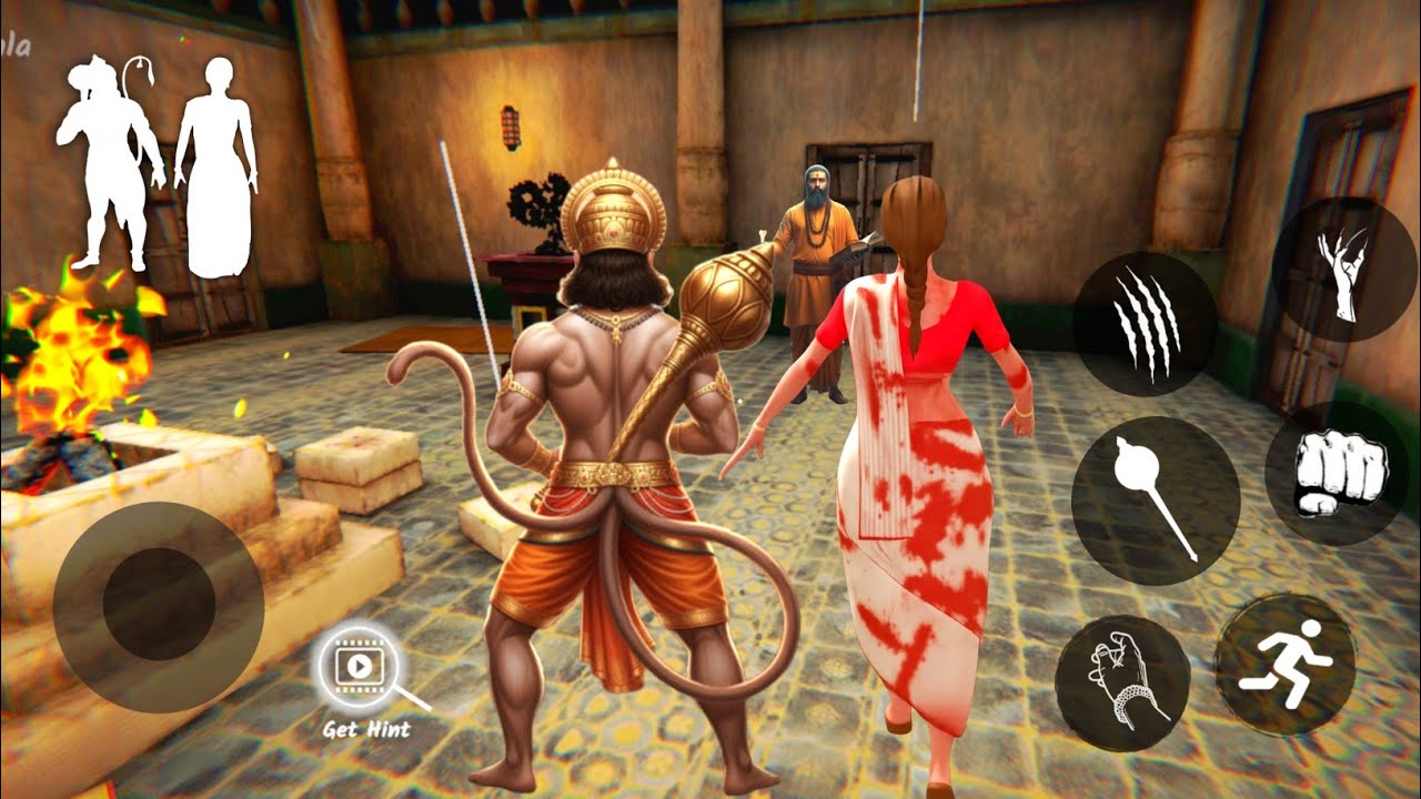 Playing As Hanuman And Kamla In Kamla Mobile Horror Game | New Update Android Gameplay